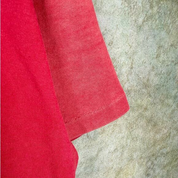 VTG 90s US Marines USMC T Shirt Sz XL Red Military Faded Single Stitch - Picture 8 of 9